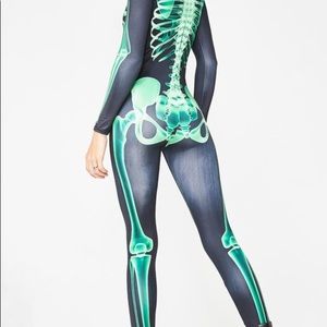 Skeleton bodysuit Halloween costume